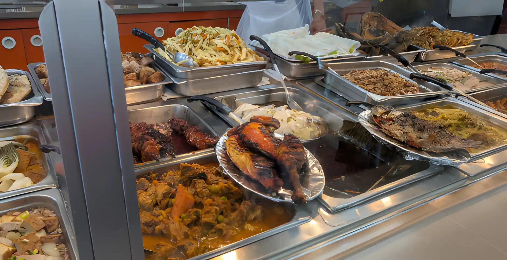 Filipino BBQ chicken and assorted grilled food at Manila Good-Ha Filipino Chinese Fast Food Restaurant in Union City, CA – Skiplyn