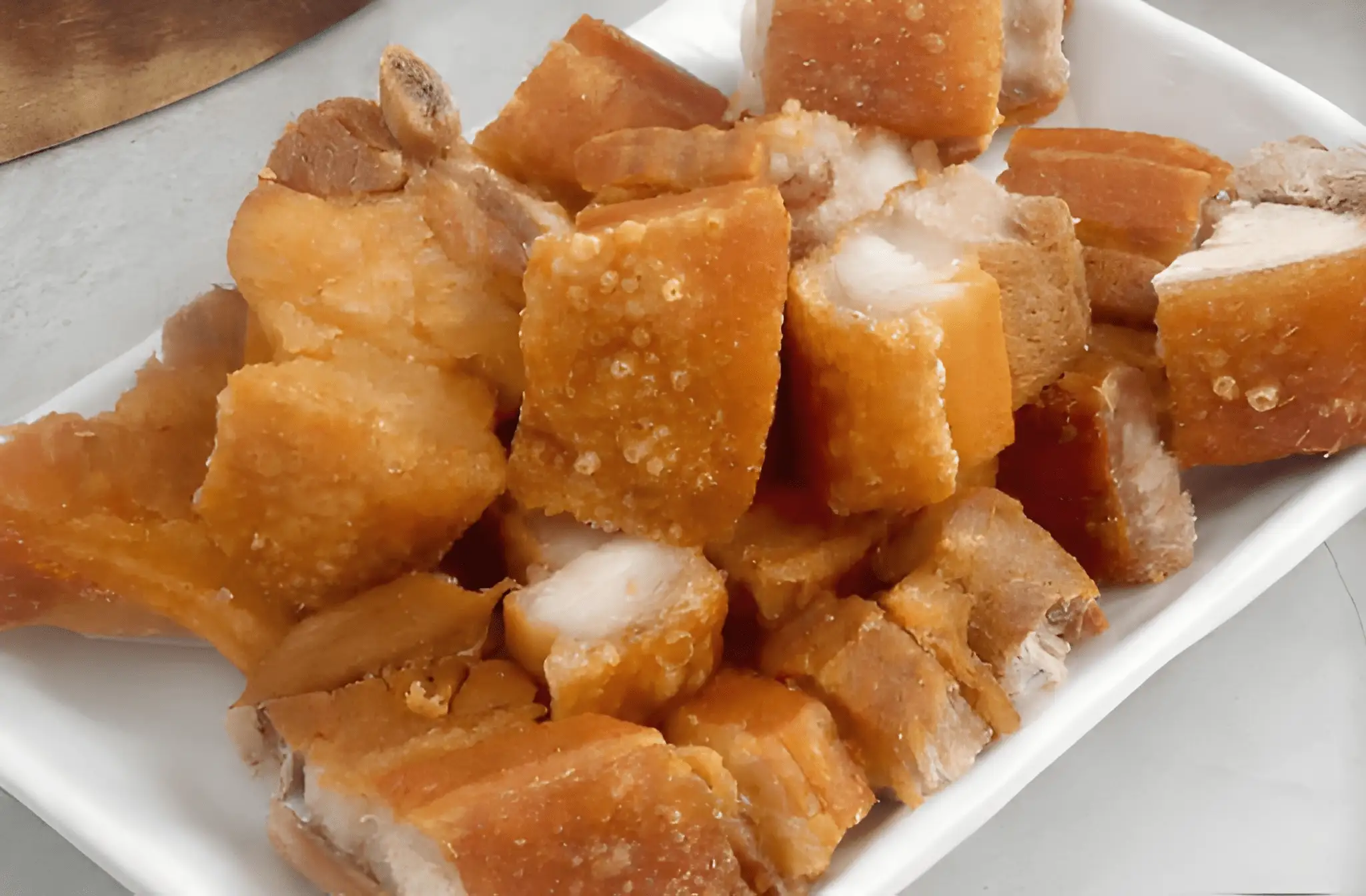 Lechon Kawali at Manila Good-Ha, Filipino & Chinese fast food in Union City, CA – Skiplyn